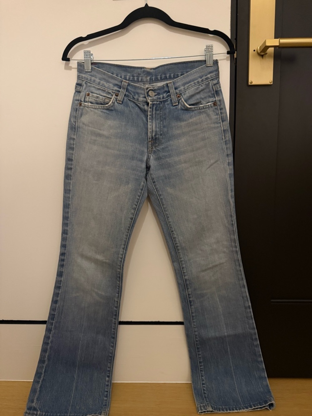 vintage 7 for all mankind light wash flare jeans - 25 - Picture 5 of 9